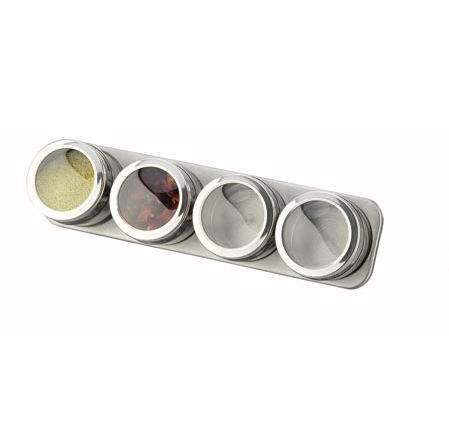 10004 spice can set of 4pcs with rack