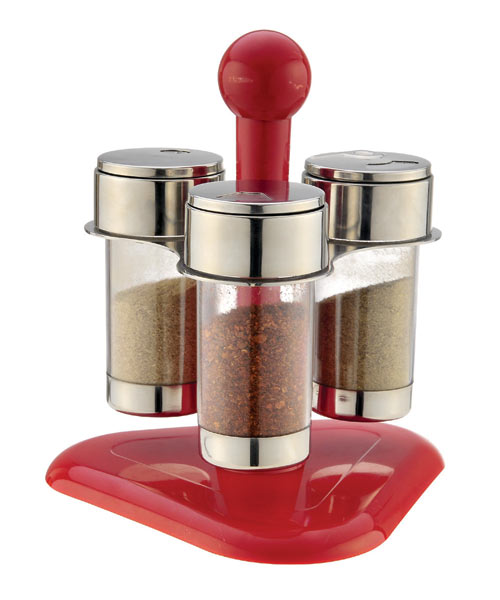 10024 color painting spice shaker with stand