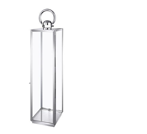 27009 CHROME TALL SQUARE LANTERN