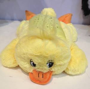 30014 duck night star sky projection soothing doll