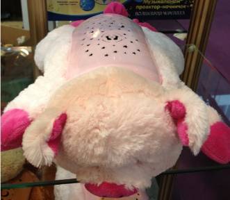30016 piggy night star sky projection soothing doll