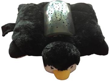 30021 Starry sky night projection penguin soothing doll