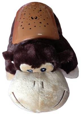 30027 starry night sky projection monkey soothing pillow