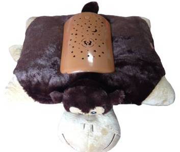 30027 starry night sky projection monkey soothing pillow