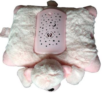 30030 starry night sky projector poodle soothing pillow