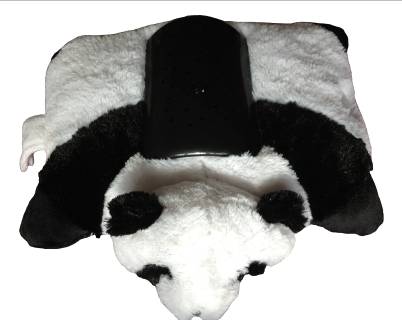 30031 starry night sky projector panda soothing pillow