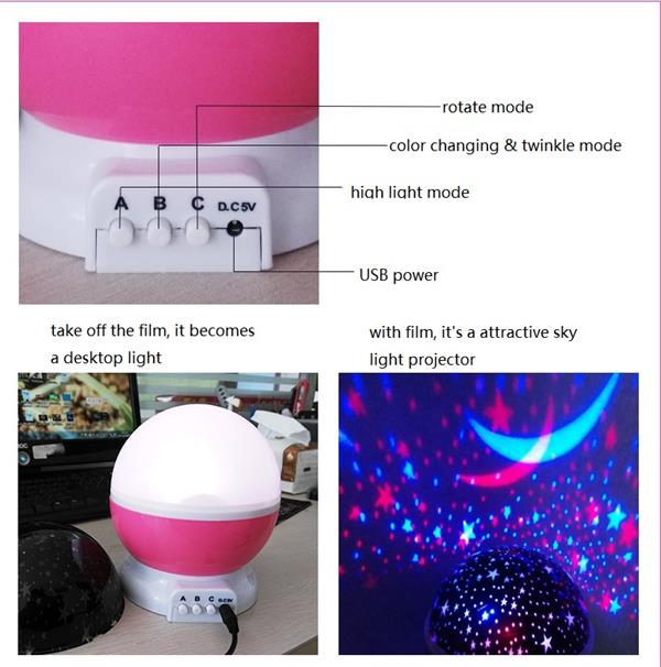 30033 starry sky projector night light