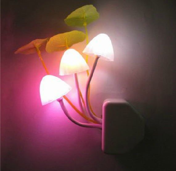 30034 light sensation avatar mushroom color changing night light