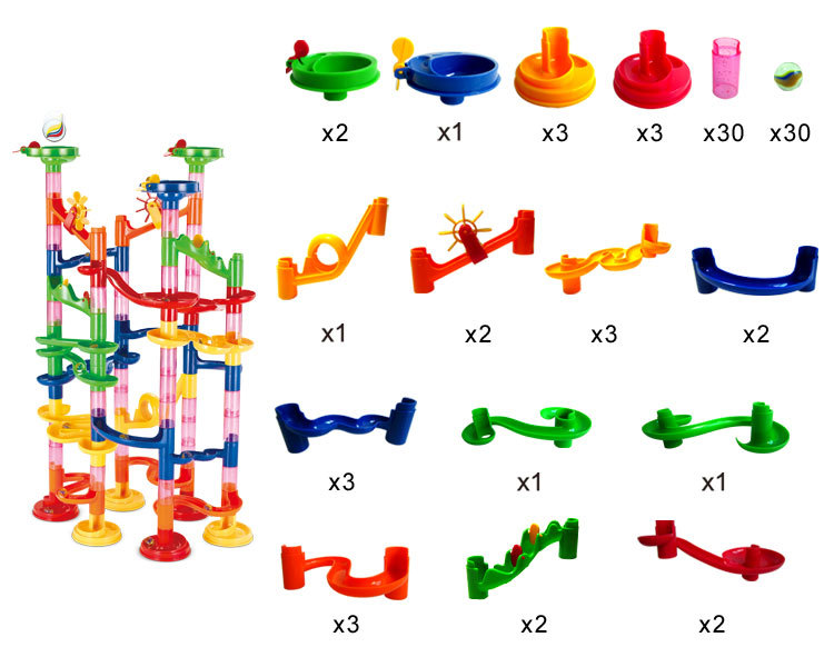 35064 marble run 91pcs