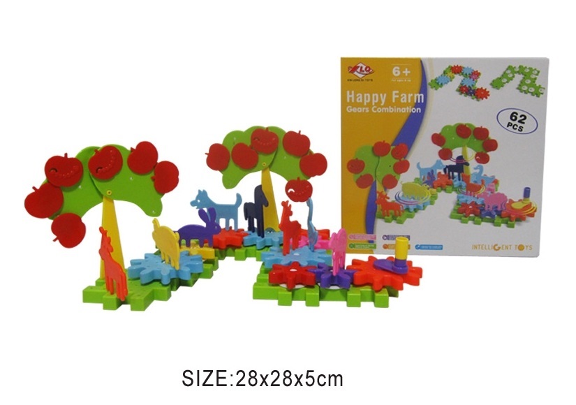 35068 happy farm gears combination 62pcs