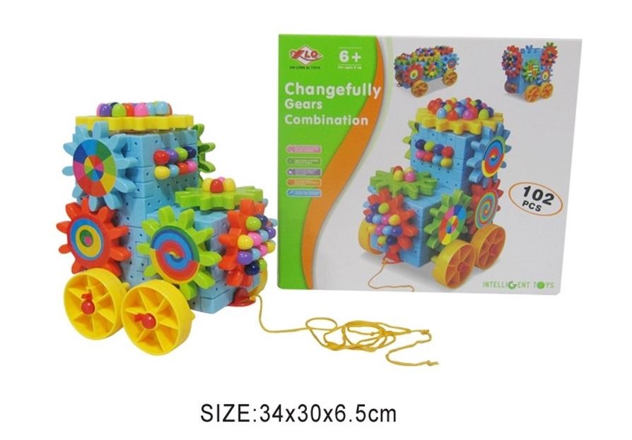 35070 funny gear combination 102pcs