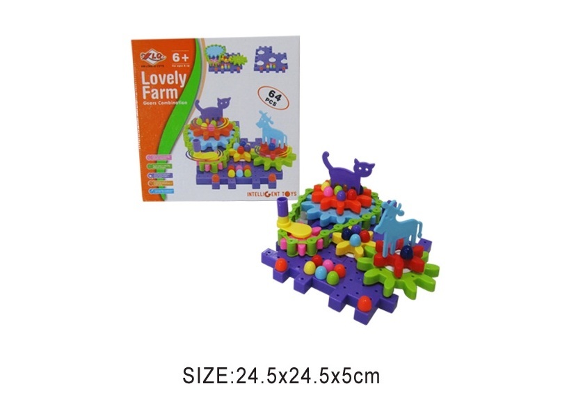 35082 lovely farm gear combination 64pcs