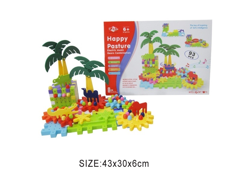35083 happy pasture electric music gears combination 93pcs