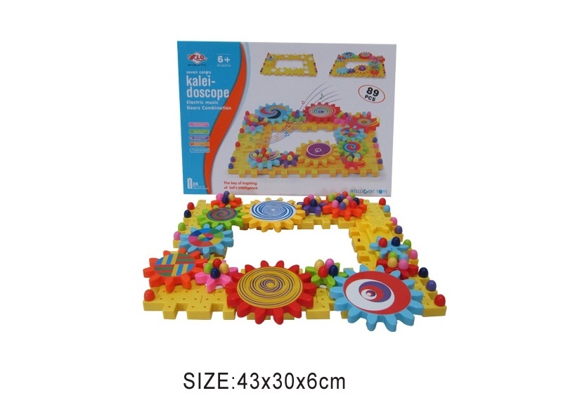 35086 kaleido scope electric music gears combination 89pcs