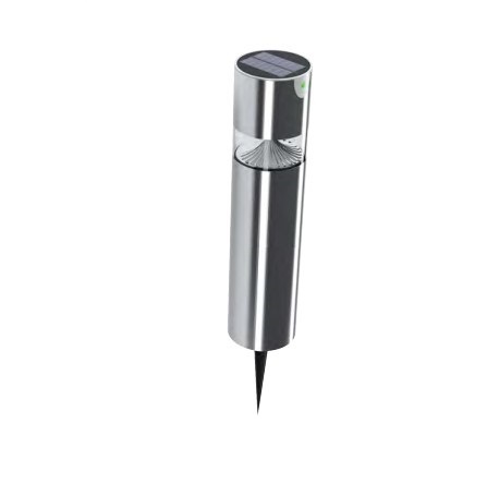 28016 stainless steel solar stick garden light