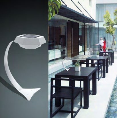 28019 solar powered outdoor LED table light