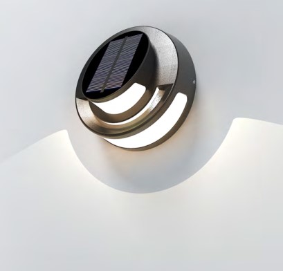 28020 solar powered LED wall light