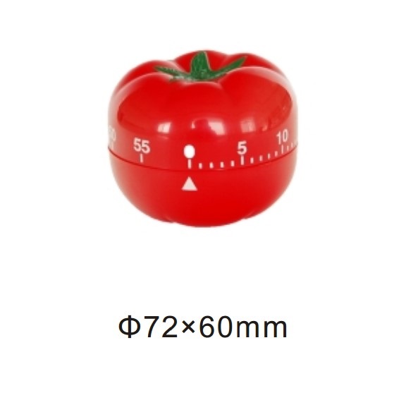 10090 mechanical 60-minute kitchen timer tomato