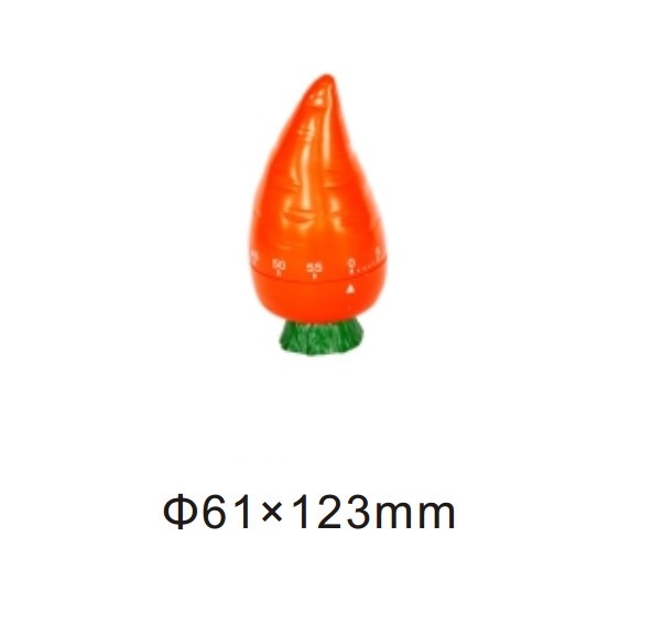10098 mechanical 60-minute kitchen timer carrot