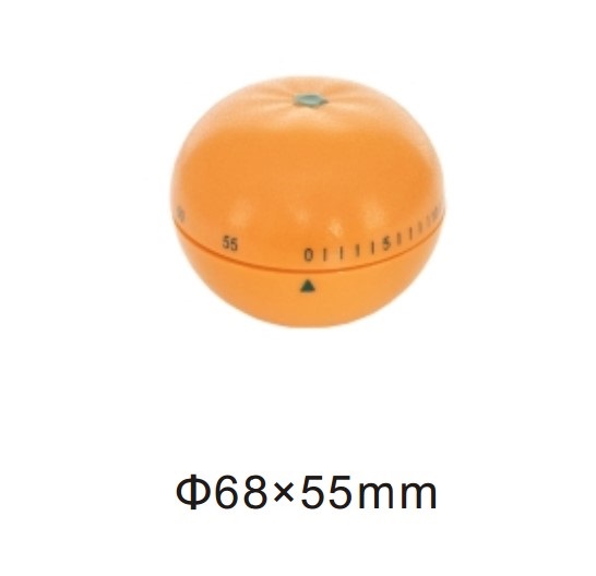 10107 mechanical 60-minute kitchen timer orange