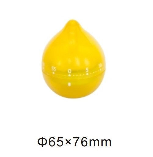 10113 mechanical 60-minute kitchen timer lemon