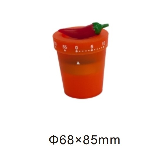 10117 mechanical 60-minute kitchen timer pot with pepper
