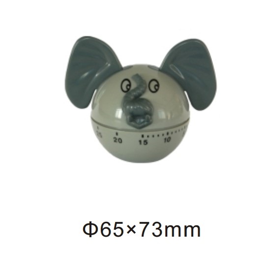 10136 mechanical 60-minute kitchen timer elephant