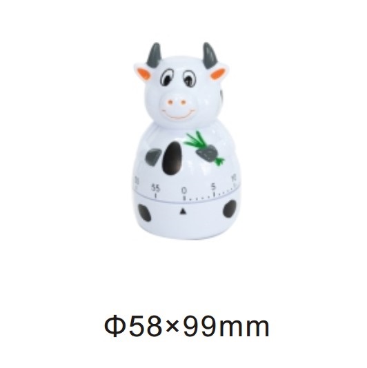 10140 mechanical 60-minute kitchen timer cow