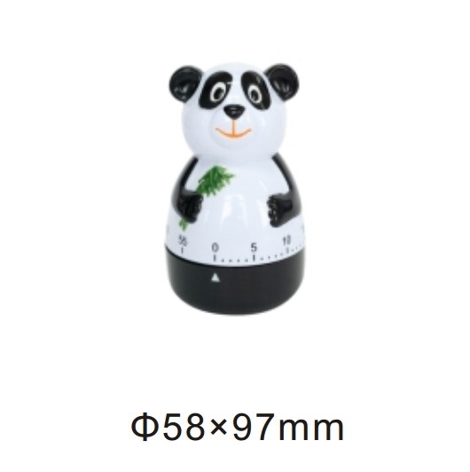 10141 mechanical 60-minute kitchen timer panda
