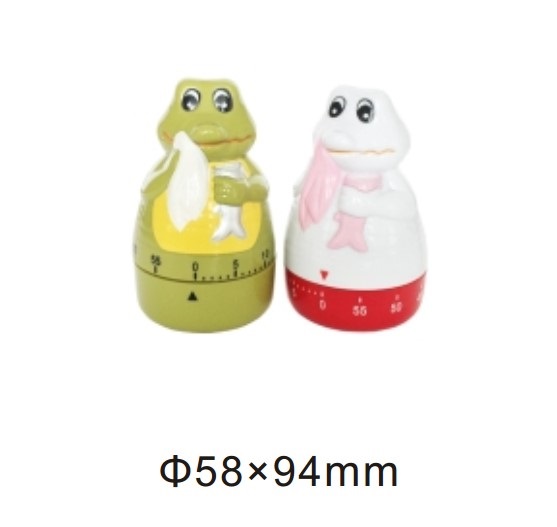 10143 mechanical 60-minute kitchen timer aligator