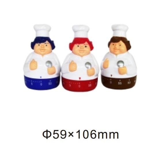 10156 mechanical 60-minute kitchen timer female cook