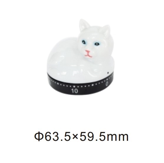 10158 mechanical 60-minute kitchen timer cat
