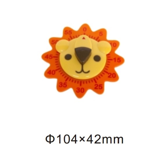 10161 mechanical 60-minute kitchen timer lion