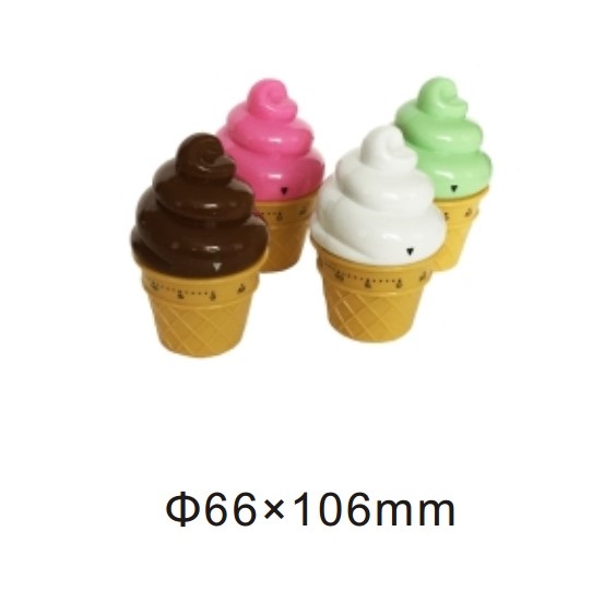 10176 mechanical 60-minute kitchen timer ice cream cone