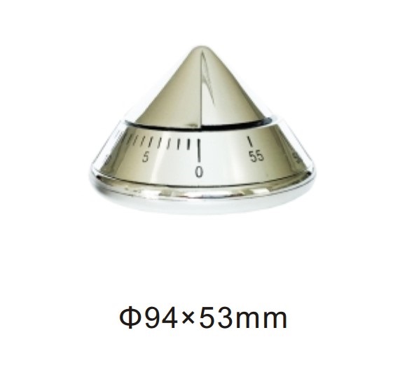 10189 mechanical 60-minute kitchen timer chrome cone