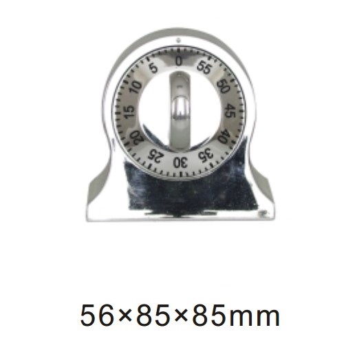 10190 mechanical 60-minute kitchen timer chrome desk clock