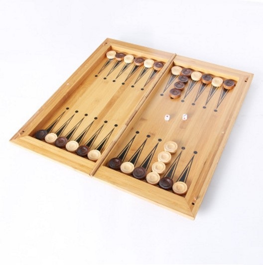 34024 chess checkers backgammon 3 in 1 game set