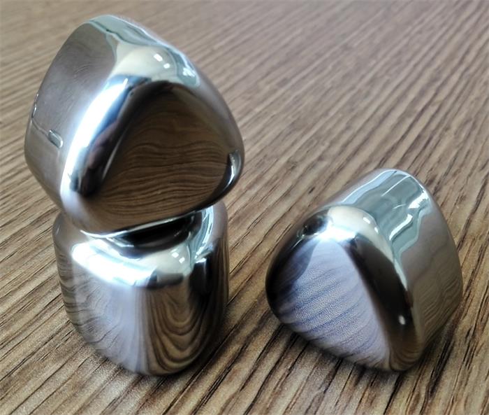 20006 triangle stainless steel whisky stone