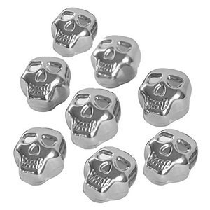 20008 skull stainless steel whisky stone