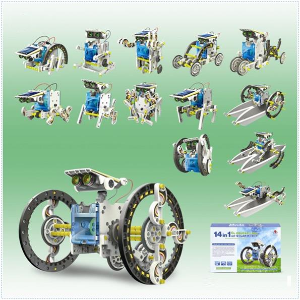 35026 14 in 1 solar robot kit
