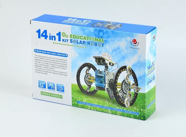 35026 14 in 1 solar robot kit