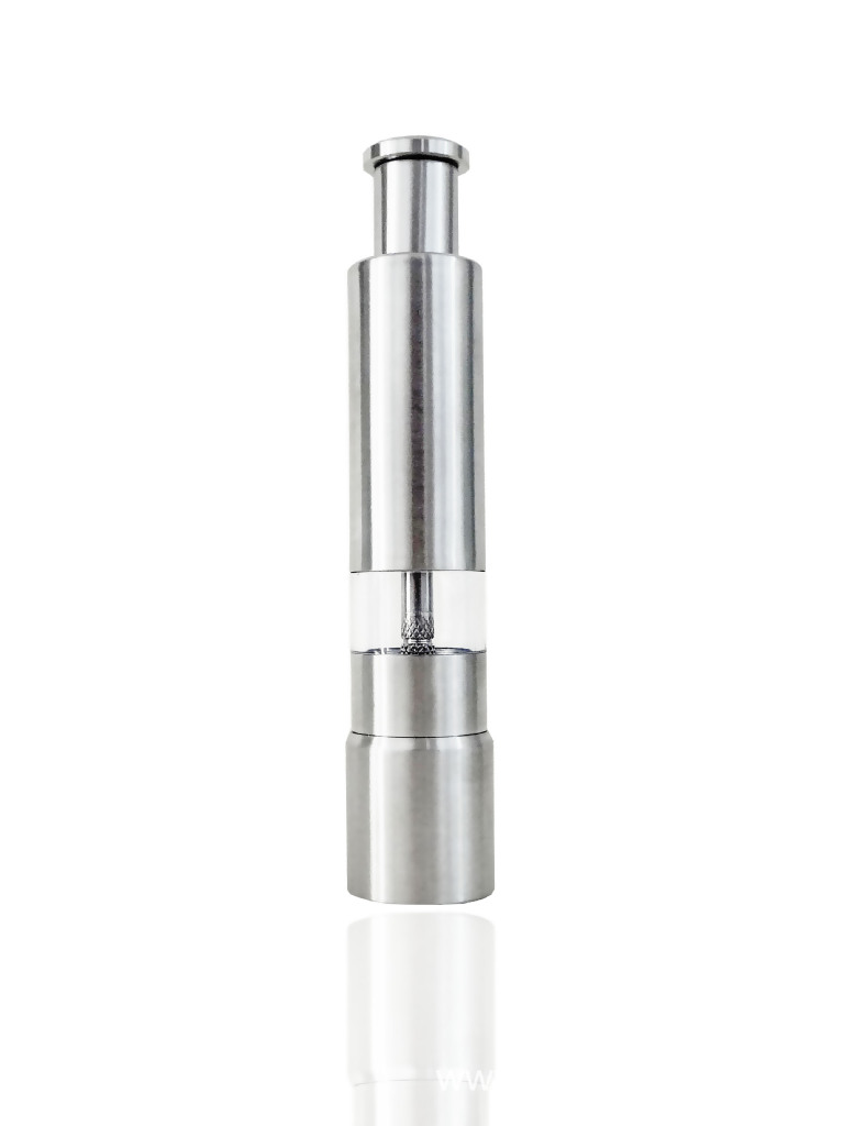 10220 spring press stainless steel pepper mill salt grinder