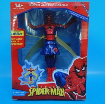 31026 hand infrared induction control flying toy Spiderman