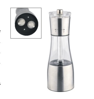 10231 manual pepper mill salt grinder 2 in 1