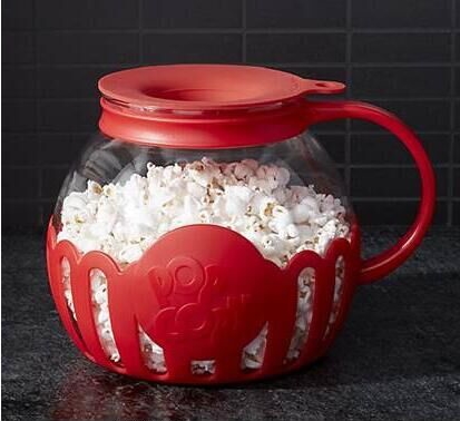 10254 Microwave Popcorn kettle Snack Holder with Multi Purpose Lid