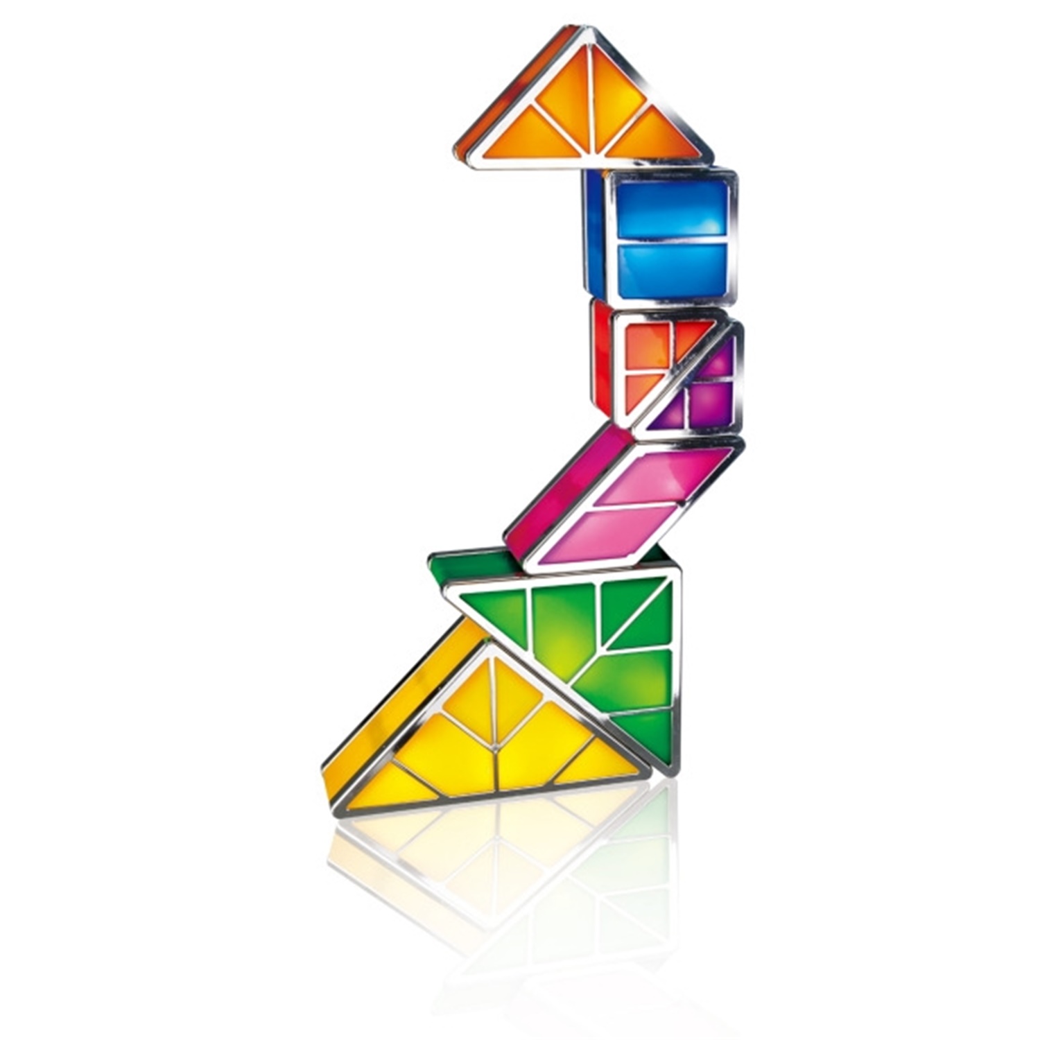 28068 children toy magnetic LED tangram light