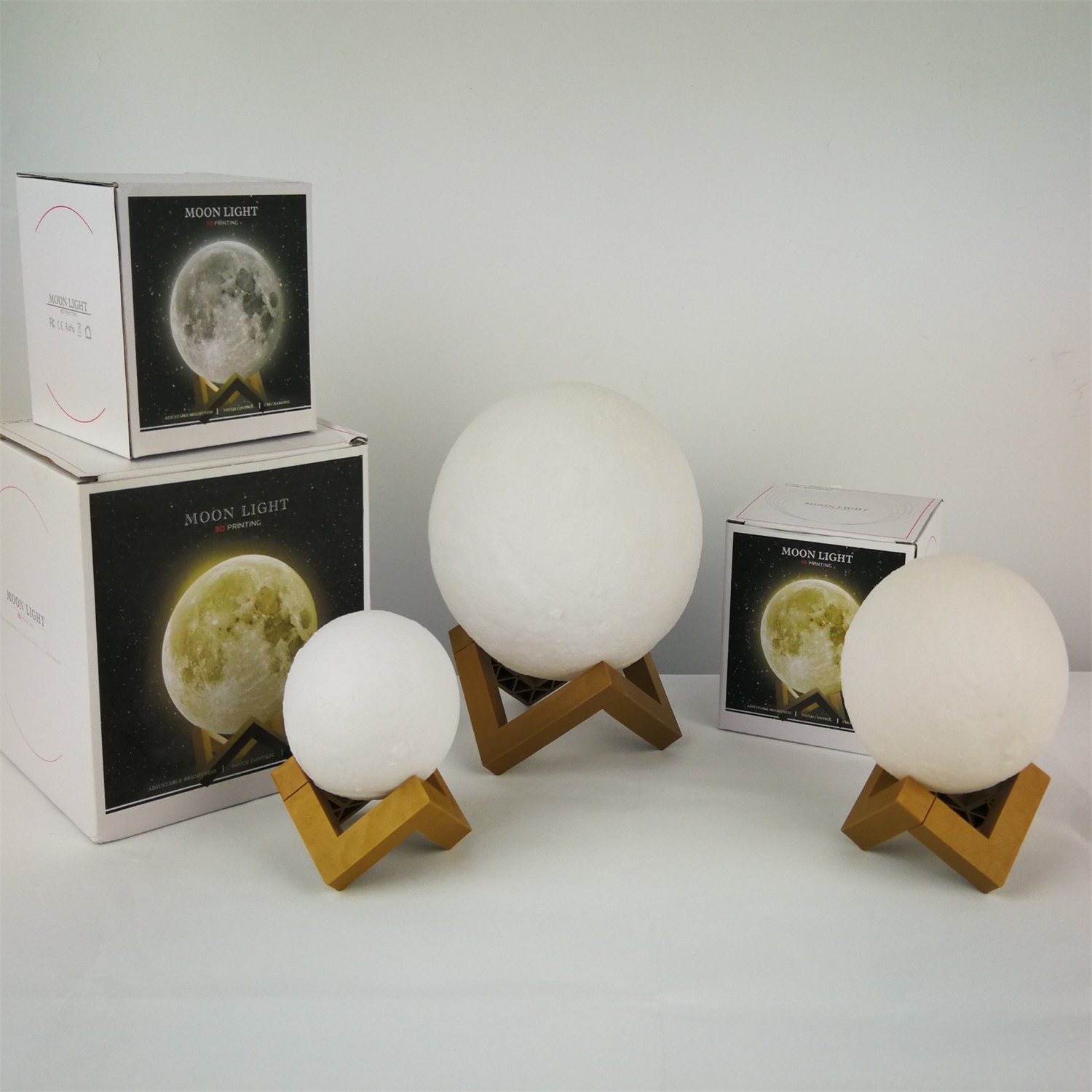 28071 TABLETOP LED LIGHT MOON