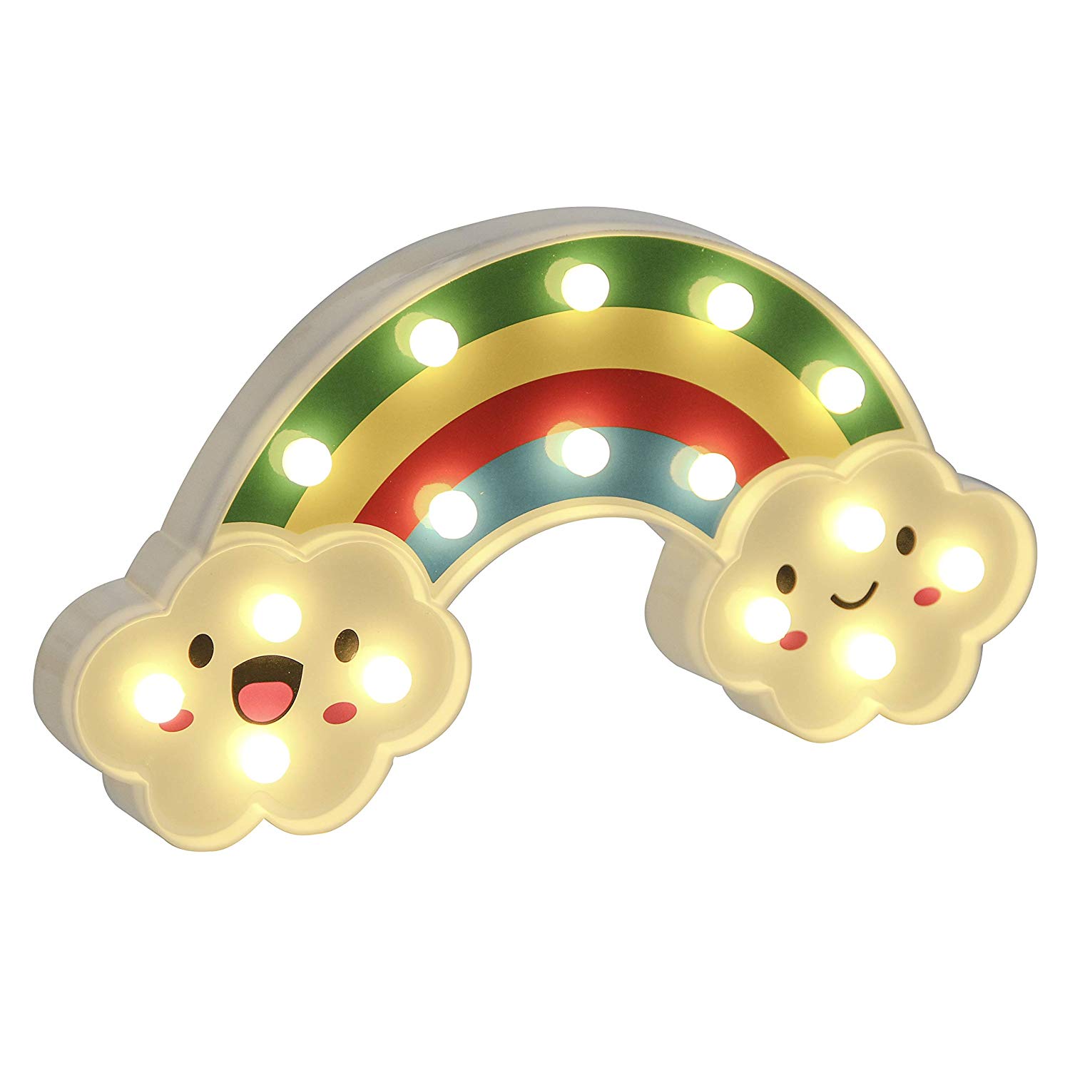 28105 Baby Soothing Home Decoration Rainbow LED Marquee Sign Light 