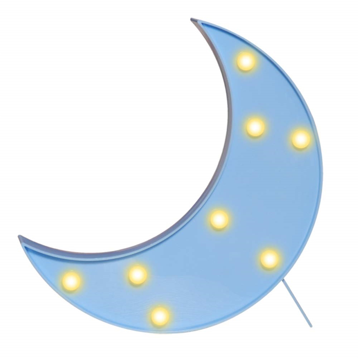 28108 Home Decoration Moon Shape LED Marquee Sign Night Light 