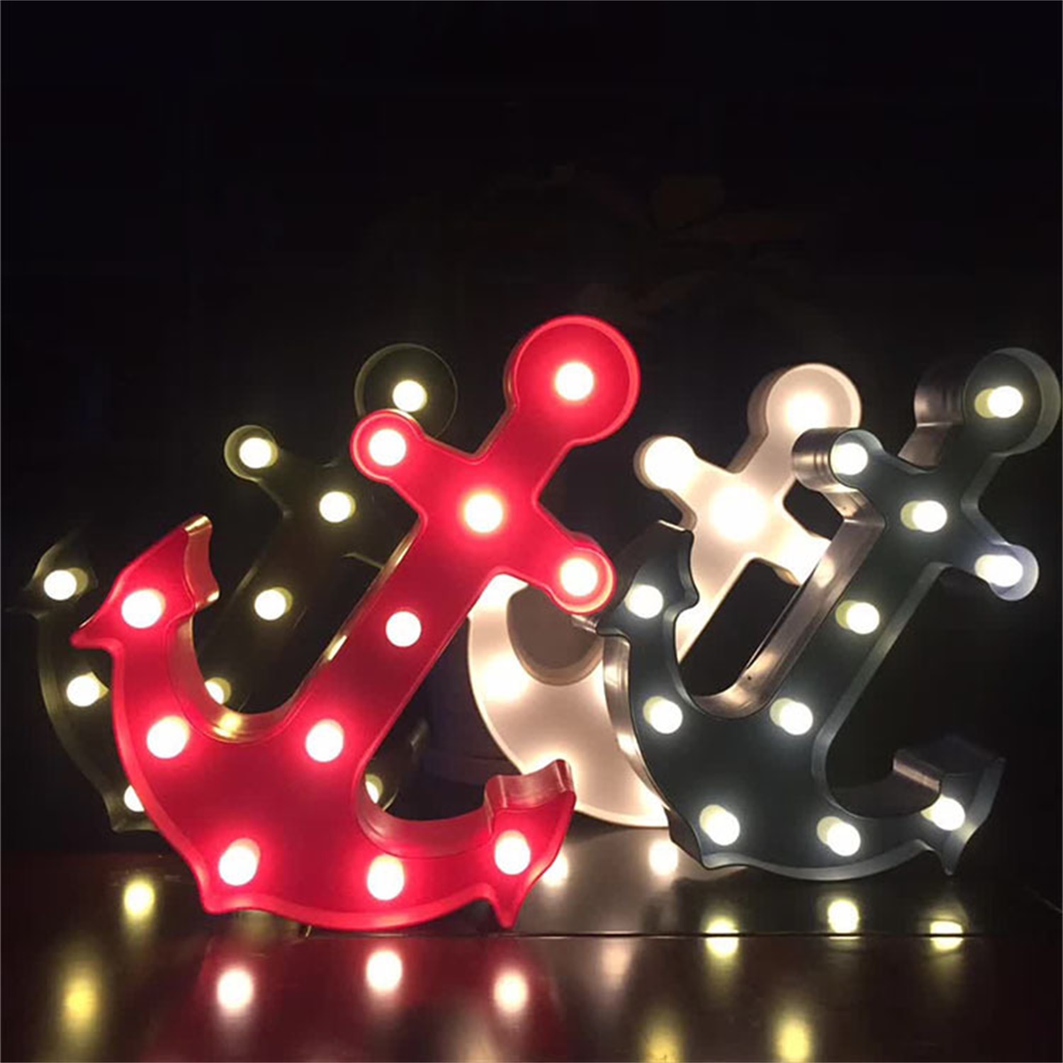 28122 Chinese Price Home Decoration Anchor LED Marquee Night Light 